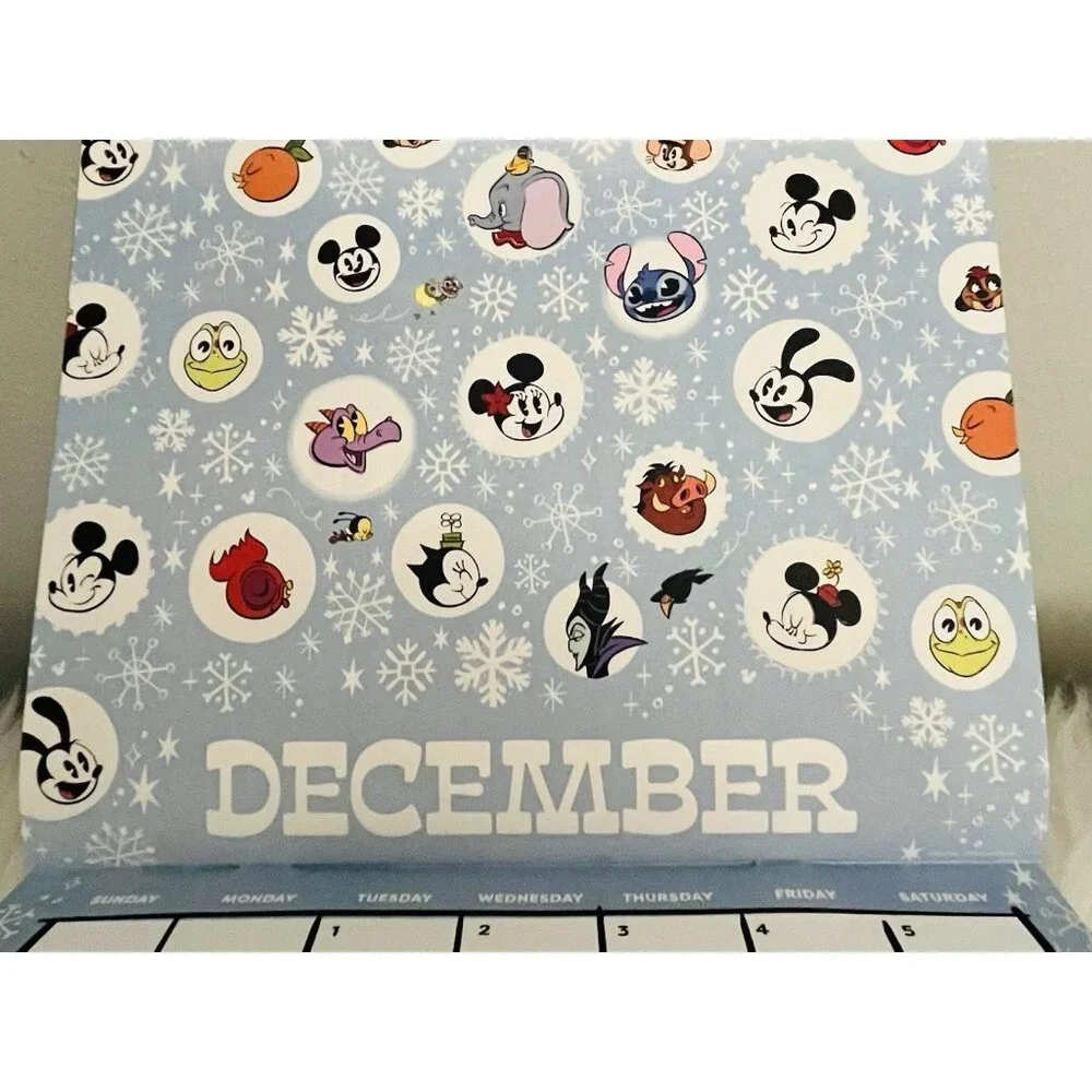 NEW 2026 Walt Disney World Annual Passholder Exclusive Wall Calendar & Stickers